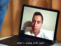 Braunhaarige, Hardcore, Ehemann, Russisch, Strümpfe, Überraschung, Titten, Ehefrau