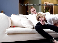 Blondine, Blasen, Hundestellung, Hardcore, Reif, Milf, Russisch, Lehrer