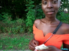 Africano, Amateur, Americano, Mamada, Ébano, Peludo, Interracial, Público