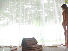 素人, ディルド, 巨大なディルド, マッサージ, 双子