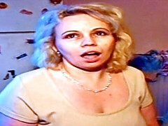 素人, デカパイ, ブロンド, フェラチオ, ぽちゃ, 淫乱熟女, オマンコ, レトロ