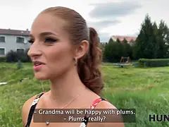Schönheit, Gehörnter ehemann, Freundin, Hd, Im freien, Pov, Schreiend, Titten