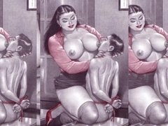 Bondage domination sadisme masochisme, Gros cul, Compilation, Femme dominatrice, Seins naturels, Orgasme, Chatte, Rétro ancien