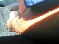 Candid foot massage Mexican chick with soft soles