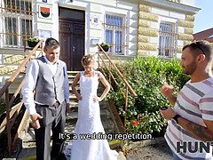 Braut, Tschechisch, Kleid, Hd, Pov, Muschi, Rasiert, Hochzeit