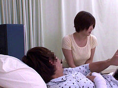 mommy takes care of sonnie in the clinic - Famperv.com