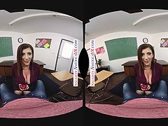 Virtual Reality Teacher's assistant satisfies Professor Sara Jay's kinky needs