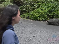 Amateur, Playa, Mamada, Despelote, Novia, Al aire libre, Público, Mojado