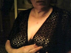 granny with saggy tits on cam