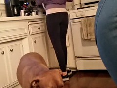 candid yoga pants