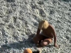 Awesome Outdoor Sex In A Public Beach With Sarah