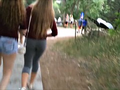 Spycam Teen Girl Walk Behind