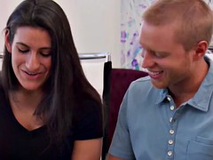 couples share time together in backyard as they play some ice breaking games