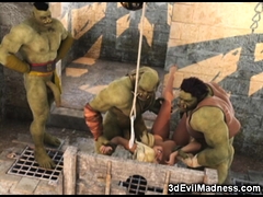 3D Bitches Annihilated by Brutal Orcs!