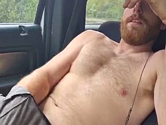 Nana, Grosse bite, Blonde, Voiture, Homosexuelle, Masturbation, Rousse roux, Solo