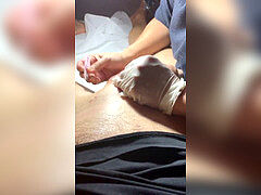 brazilian Wax for a Big Floppy Dick Part 5 complete + lubricant